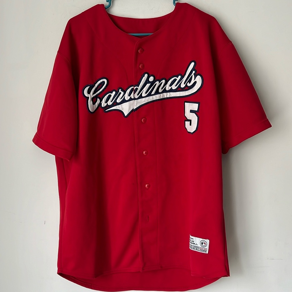 Albert Pujols MLB St Louis Cardinals Stitched Jersey True Fan Red Mens Large